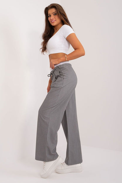 Elegant Striped Palazzo Pants by Italy Moda