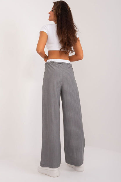 Elegant Striped Palazzo Pants by Italy Moda