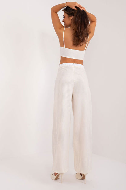 Elegant Striped Palazzo Pants by Italy Moda