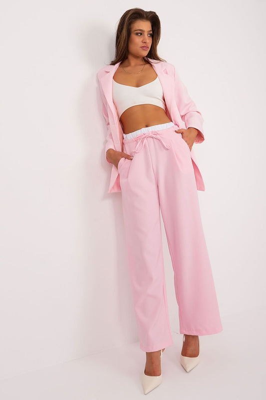 Elegant Palazzo Pants by Italy Moda pink / S MAHYSTYLE