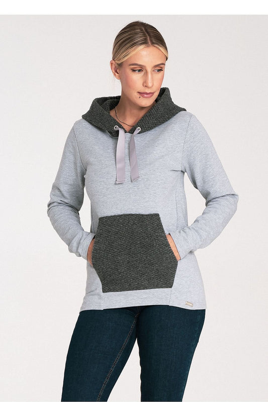 Wool Blend Comfort Hoodie - Figl grey / XS MAHYSTYLE