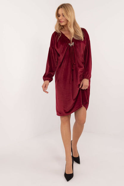 Velour Everyday Dress by Italy Moda