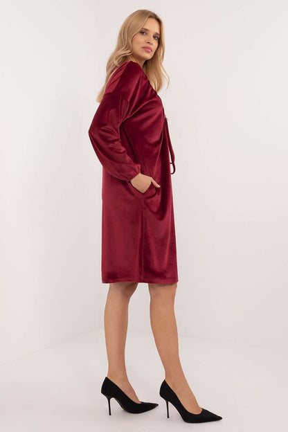 Velour Everyday Dress by Italy Moda