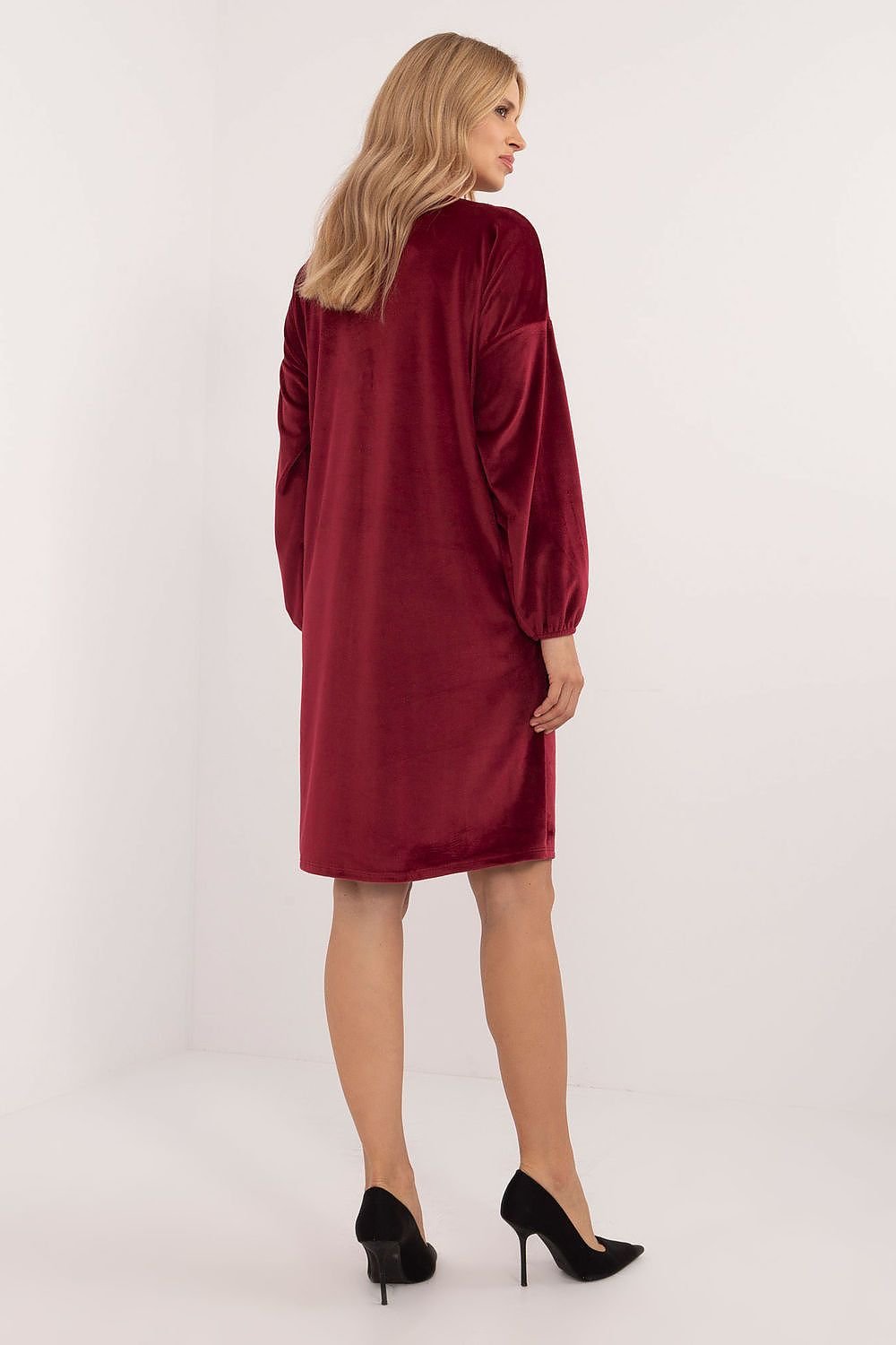 Velour Everyday Dress by Italy Moda