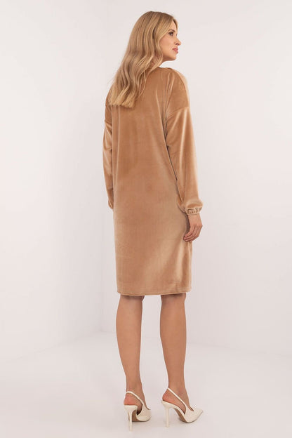 Velour Everyday Dress by Italy Moda