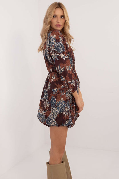 Bombshell Floral Dress by Italy Moda