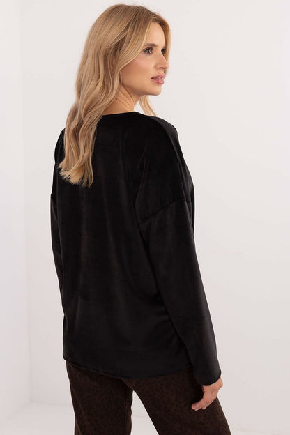 Stylish Velour Blouse