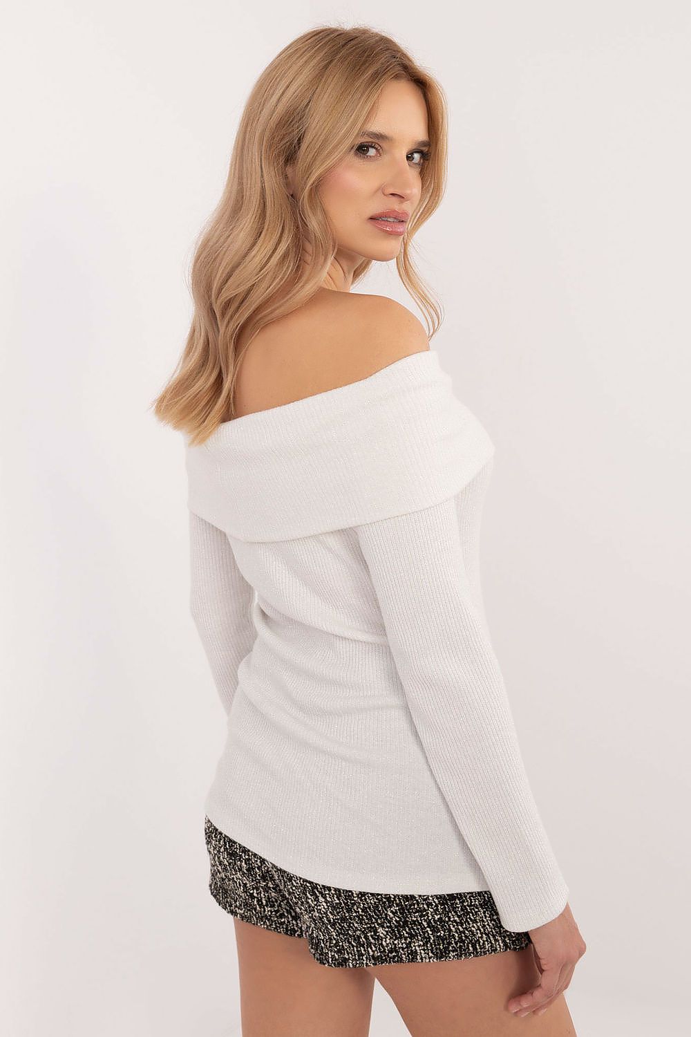 Shoulder-Off Sweater