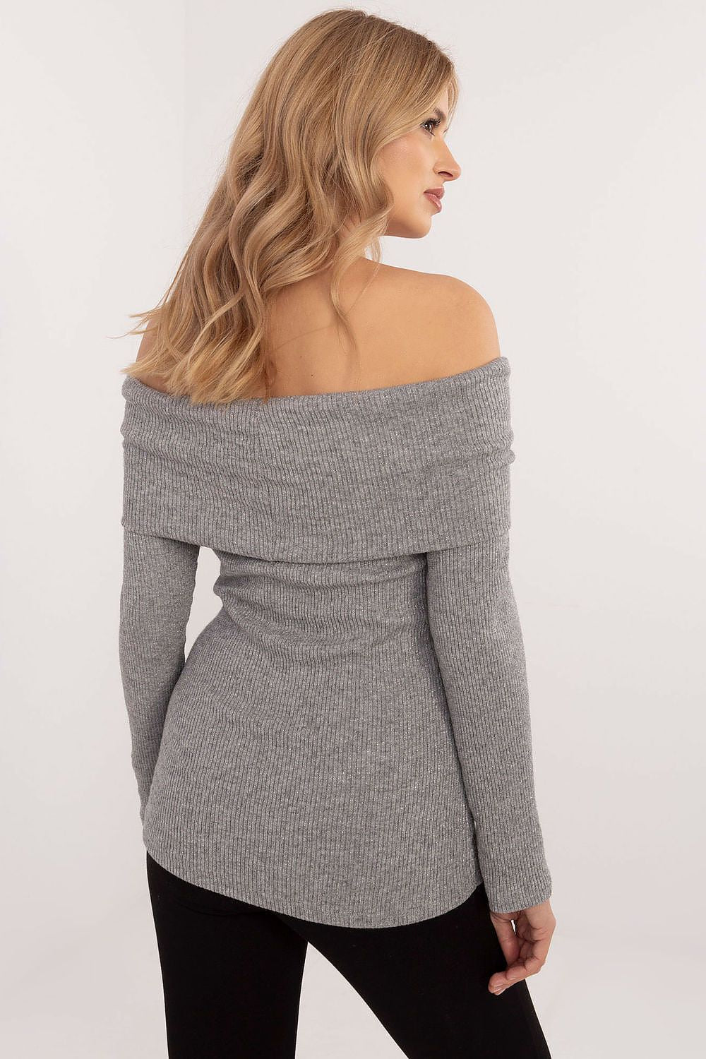 Shoulder-Off Sweater