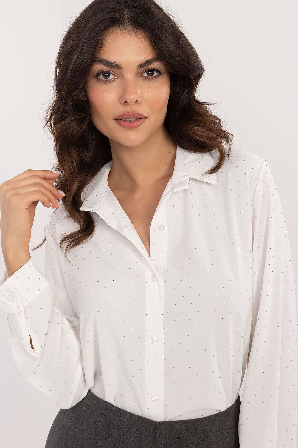 Women's Shirt with Rhinestones