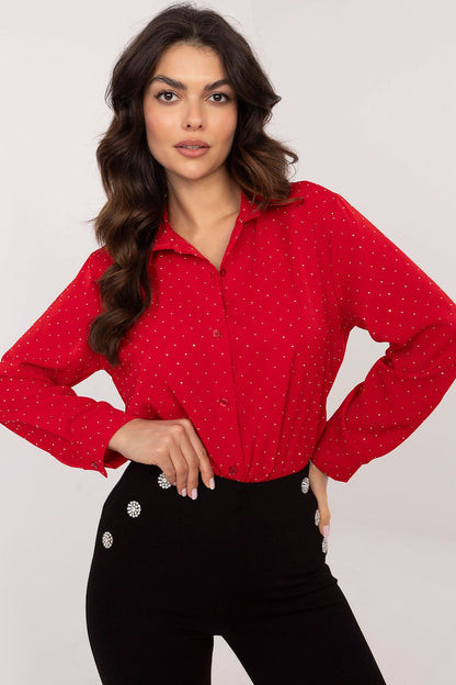 Women's Shirt with Rhinestones