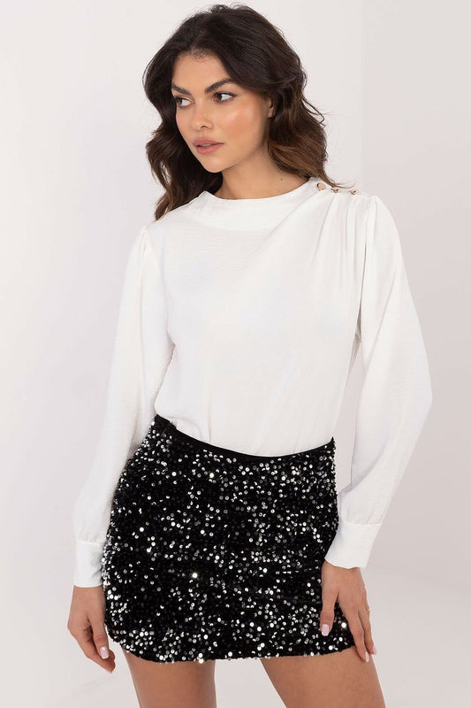 Puffy Sleeves Blouse white / one-size-fits-all MAHYSTYLE