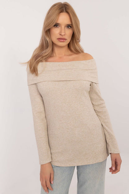 Shoulder-Off Sweater