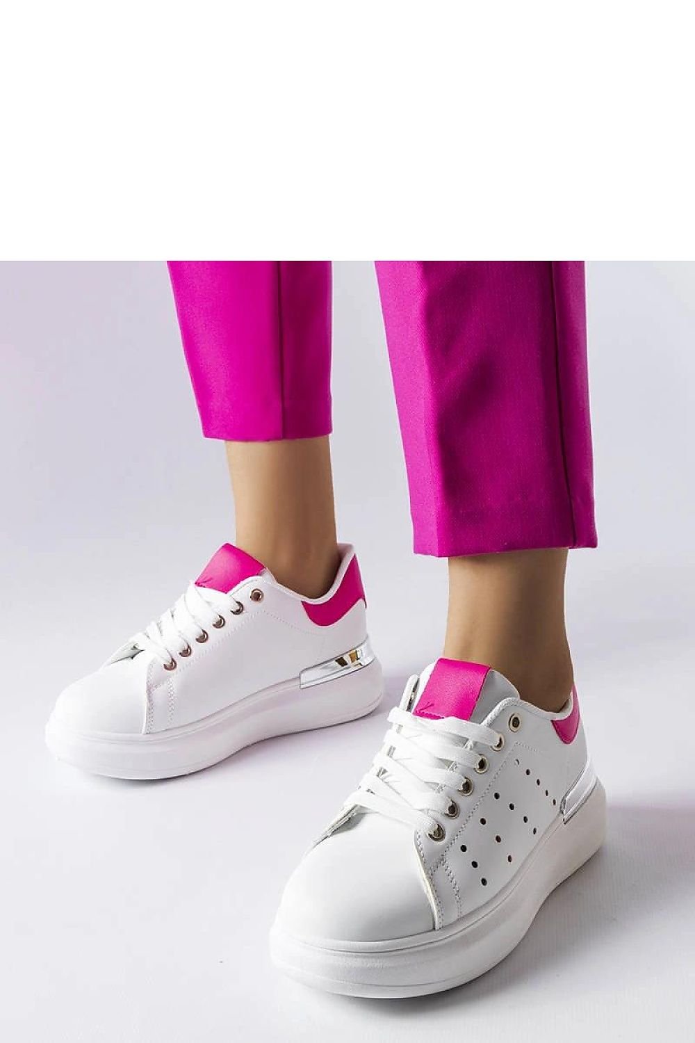 White Chalut Sneakers – Trendy & Comfortable Summer Footwear wihte/pink / 36 MAHYSTYLE