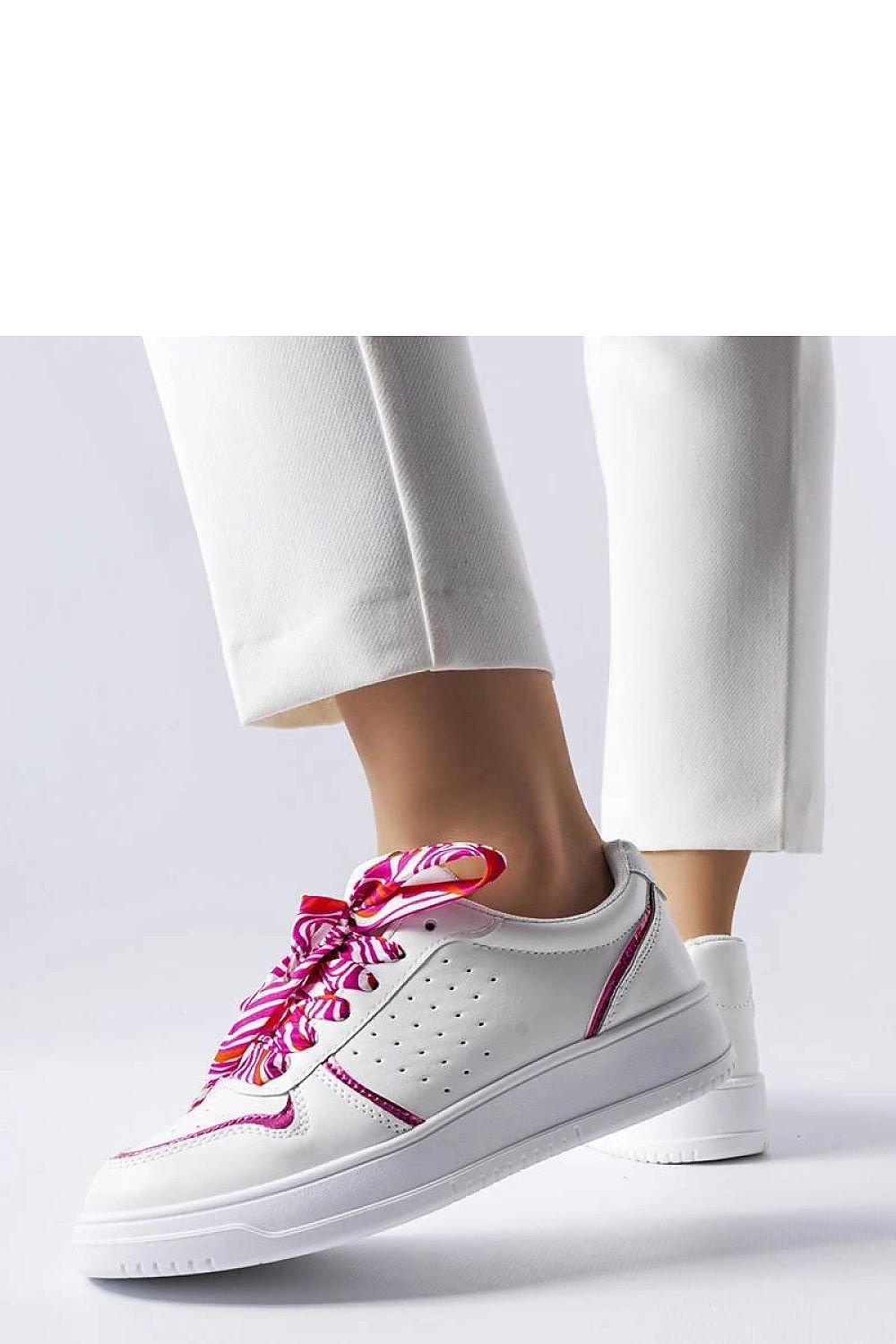 White Pryor Sneakers – Stylish & Comfortable Summer Footwear fuschia / 36 MAHYSTYLE