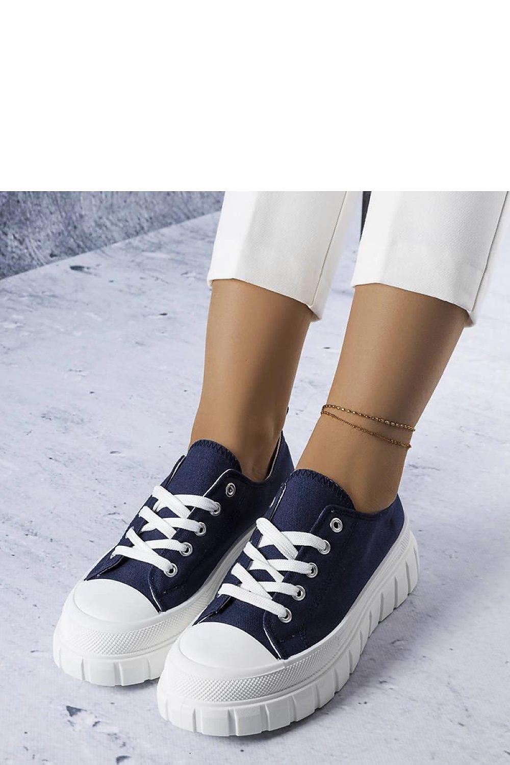 Bellemare Navy Sneakers – Urban Chic & Comfort blue / 36 MAHYSTYLE