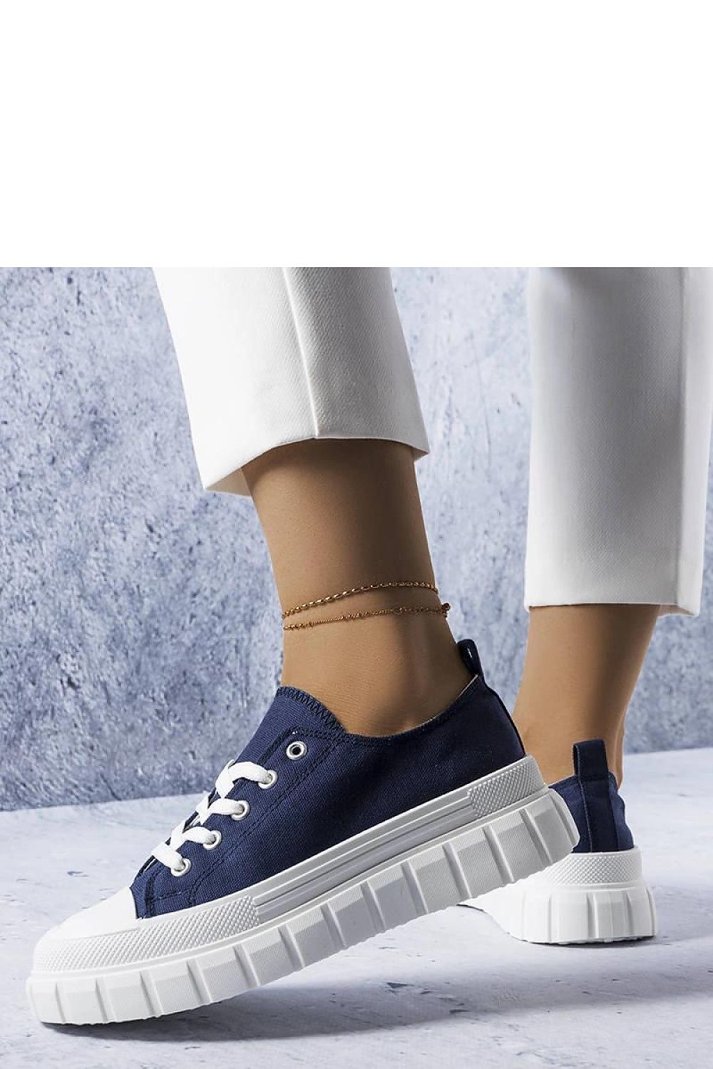 Bellemare Navy Sneakers – Urban Chic & Comfort blue / 36 MAHYSTYLE