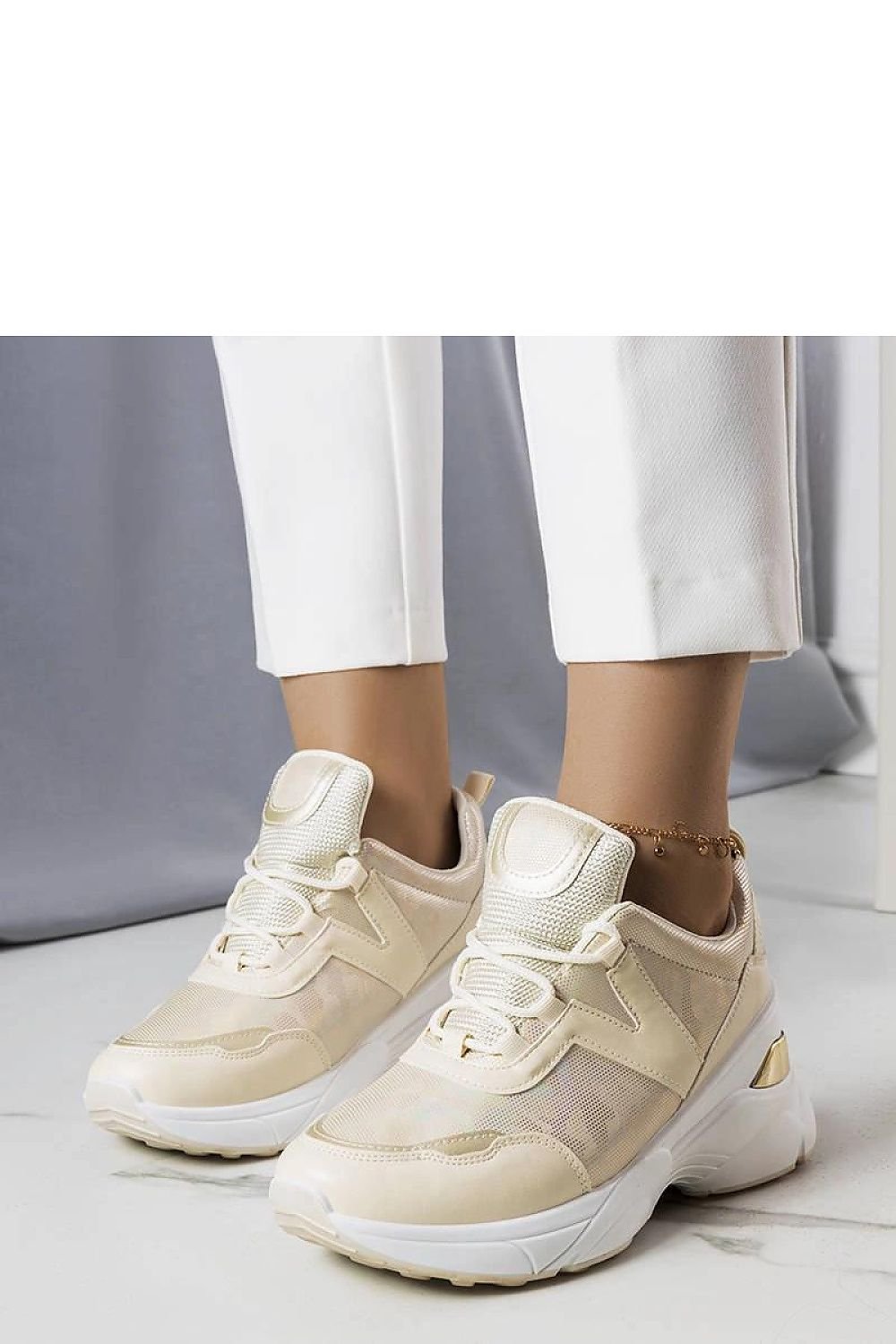 Ruais Pink Sneakers – Chic & Comfortable beige / 36 MAHYSTYLE