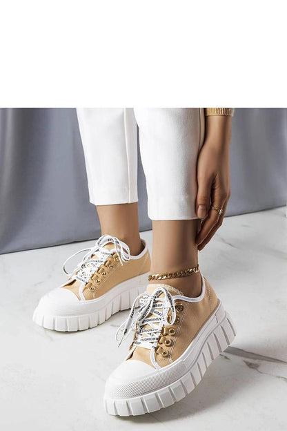 Tonia Pink Platform Sneakers – Bold & Stylish beige / 36 MAHYSTYLE