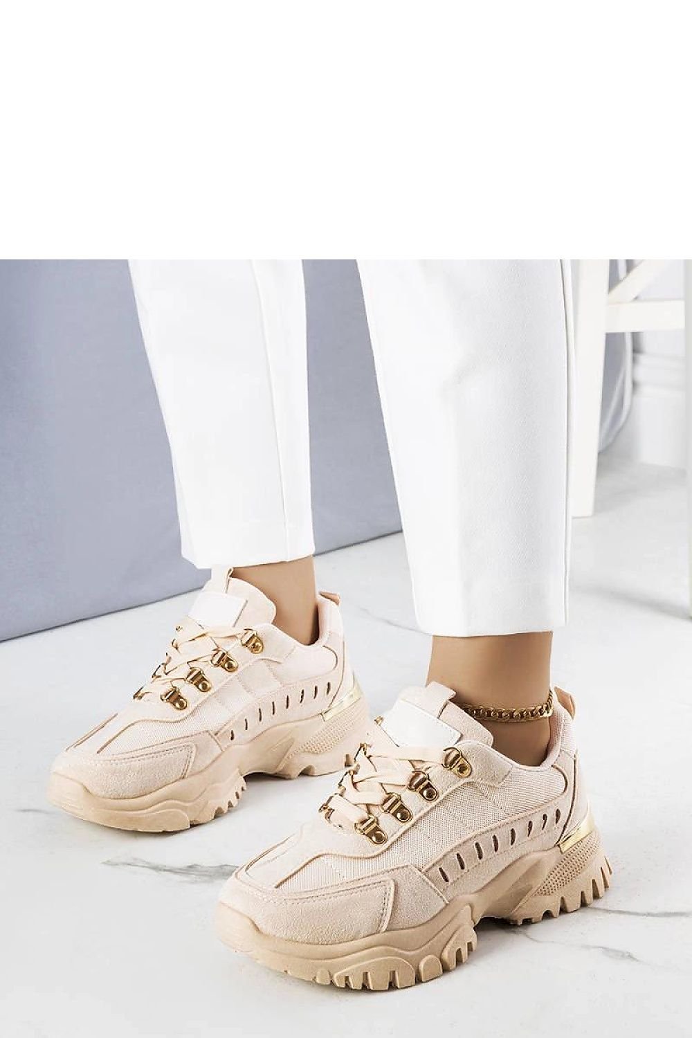 Beige Mindy Sneakers – Summer Comfort & Style beige / 36 MAHYSTYLE