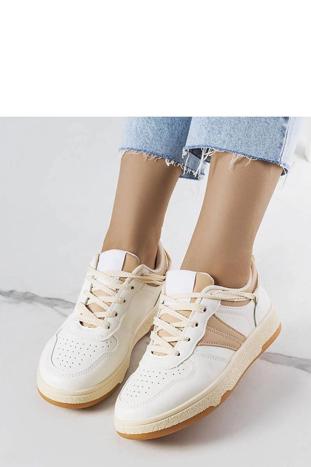 Marcella White & Pink Sneakers – Fresh & Stylish for Summer pink / 36 MAHYSTYLE