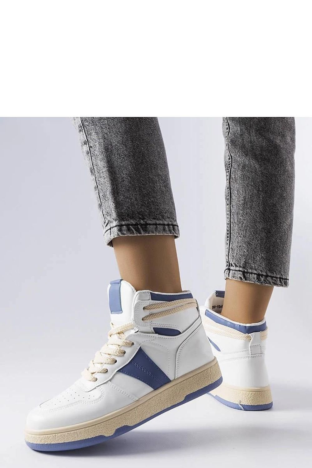 Robin Blue High-Top Sneakers blue / 36 MAHYSTYLE