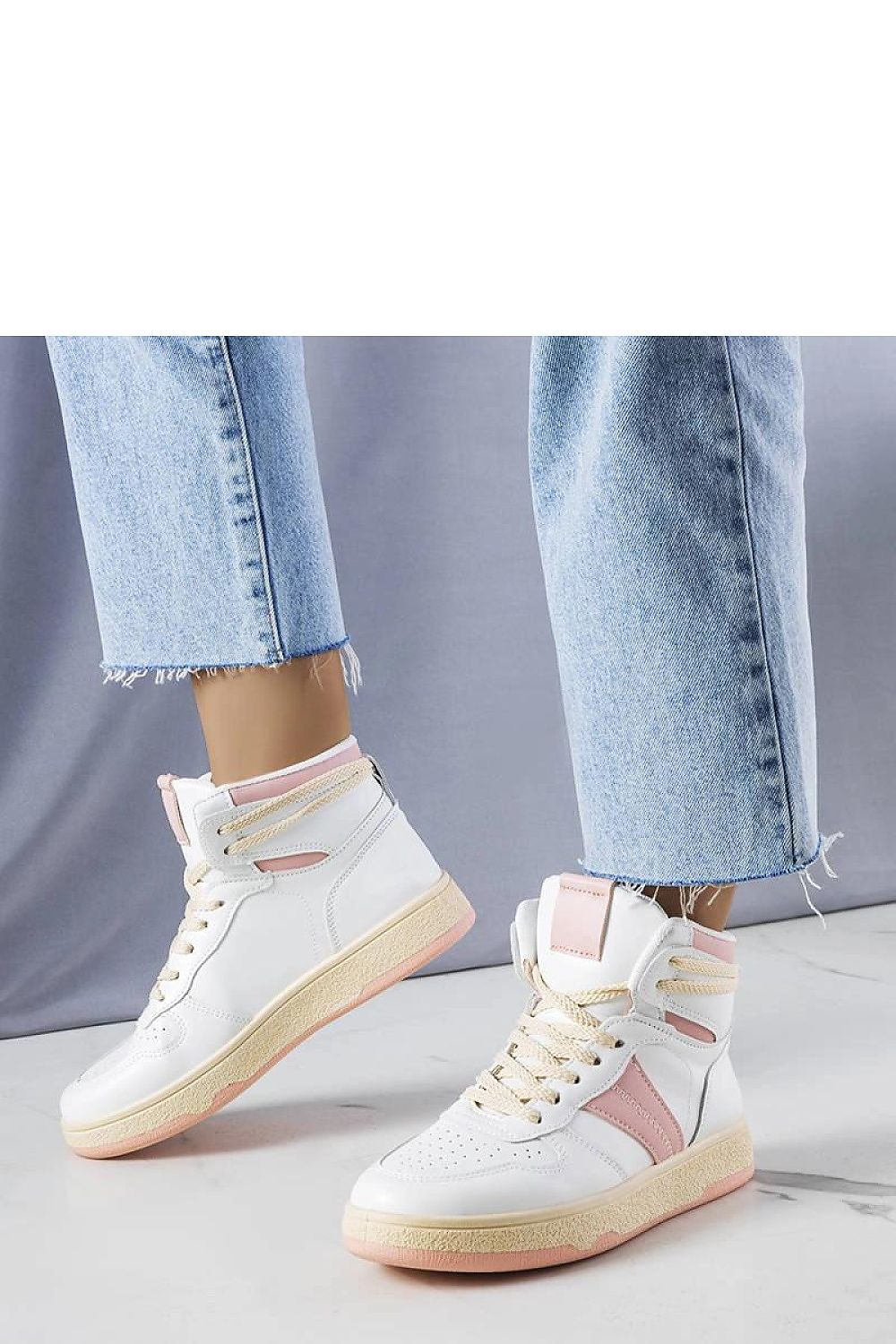 Robin Blue High-Top Sneakers blue / 36 MAHYSTYLE