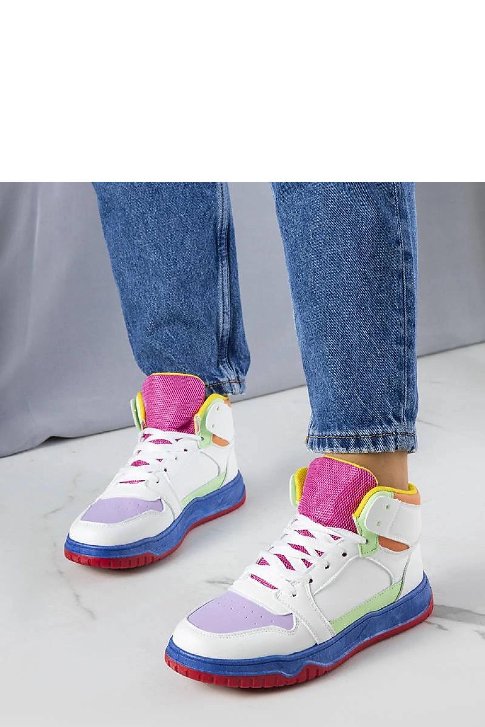 Purple Ankle Sneakers pink / 36 MAHYSTYLE