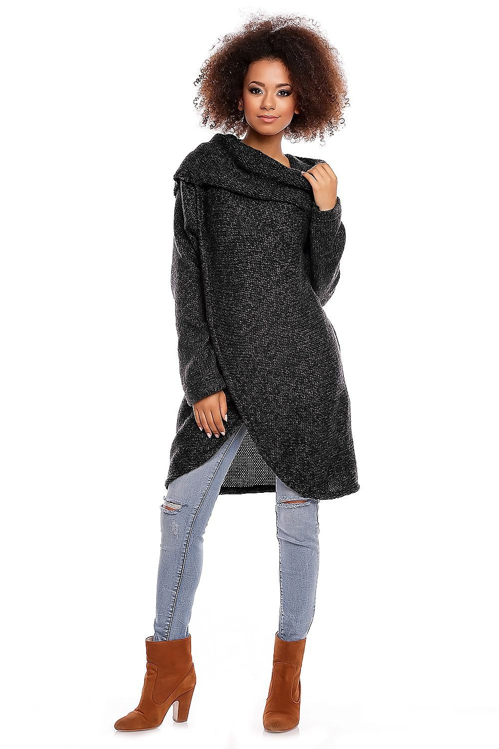 Asymmetric Long Jumper - PeeKaBoo grey / one-size-fits-all MAHYSTYLE