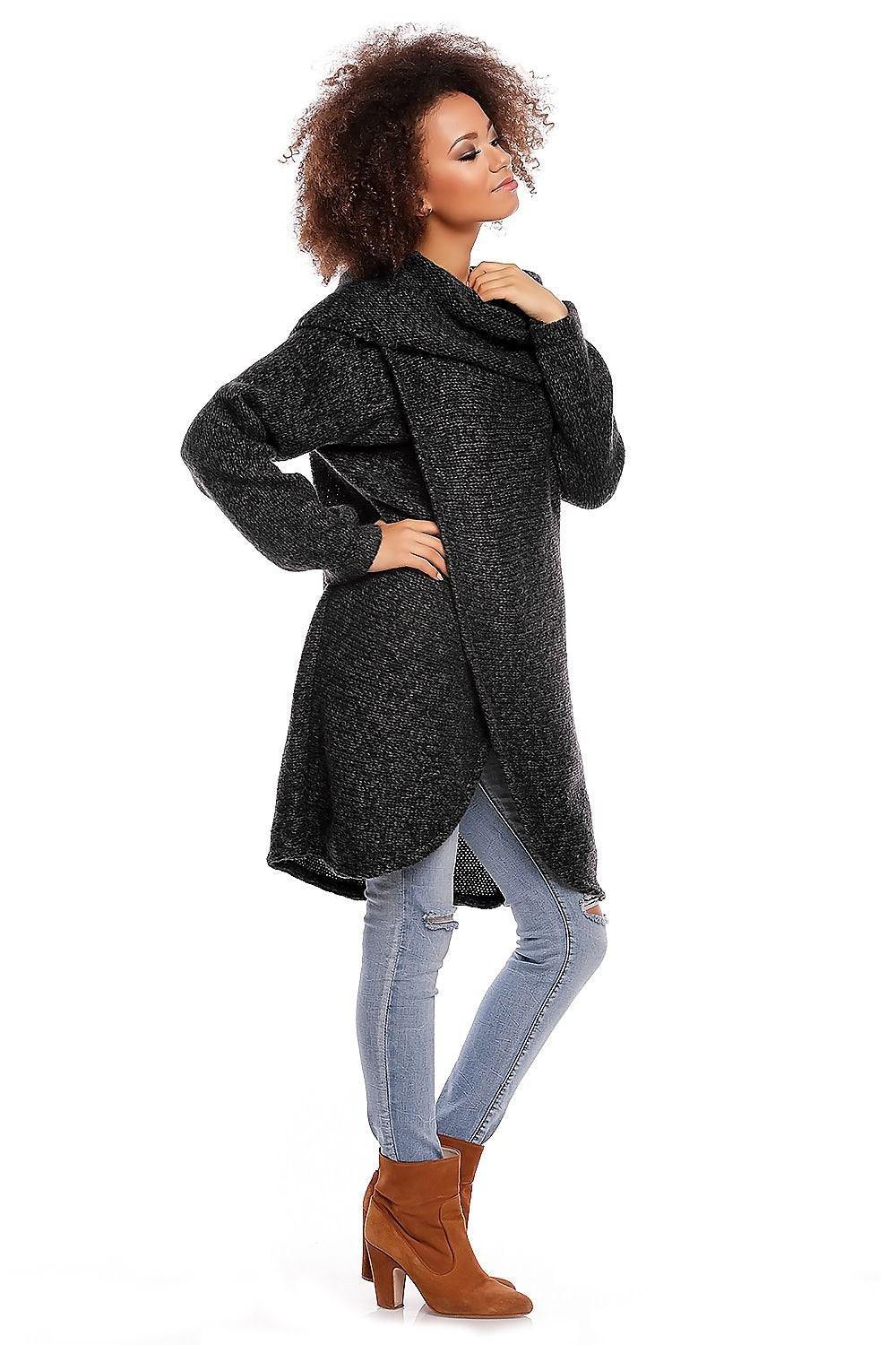 Asymmetric Long Jumper - PeeKaBoo grey / one-size-fits-all MAHYSTYLE