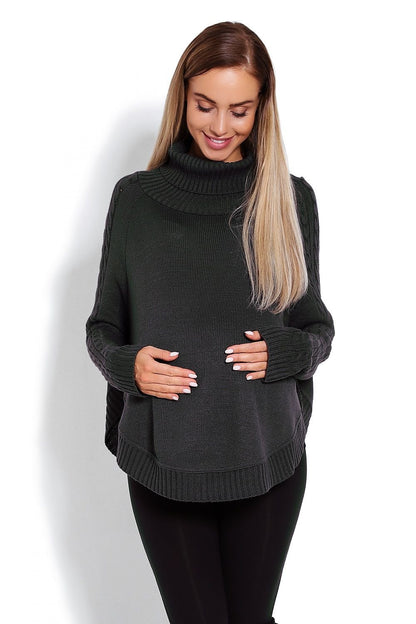 Turtleneck Poncho - PeeKaBoo grey 2 / one-size-fits-all MAHYSTYLE