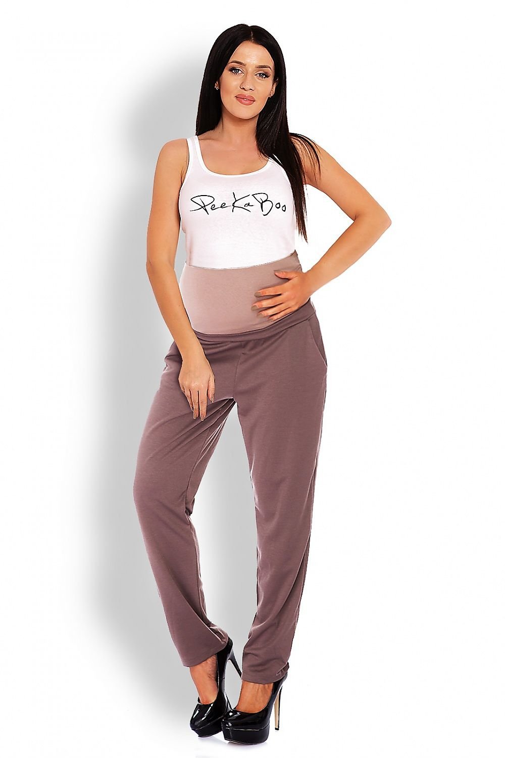 Comfort Maternity Pants by PeeKaBoo beige / S/M MAHYSTYLE