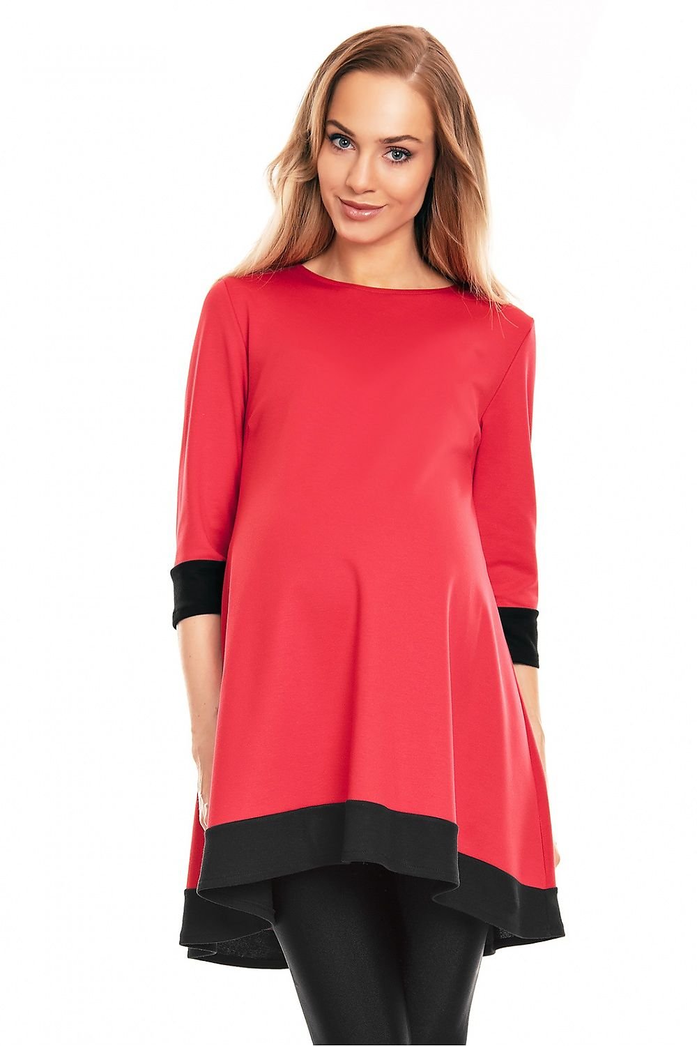 Flowing Grace Maternity Dress by PeeKaBoo red / S/M MAHYSTYLE