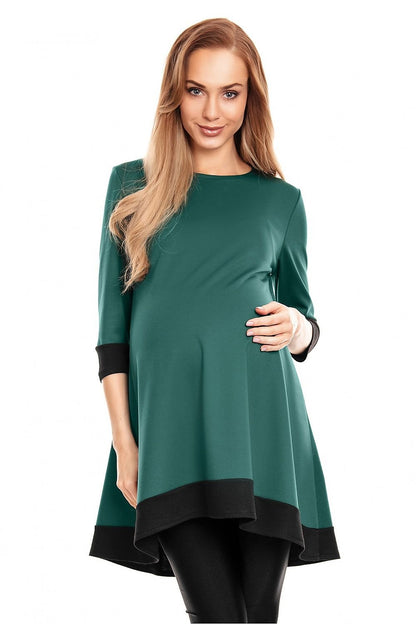 Flowing Grace Maternity Dress by PeeKaBoo green / S/M MAHYSTYLE