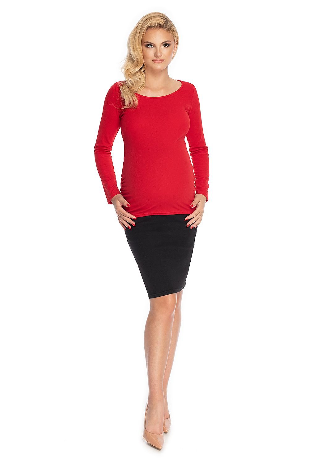 Classic Charm Maternity Blouse by PeeKaBoo black / S/M MAHYSTYLE