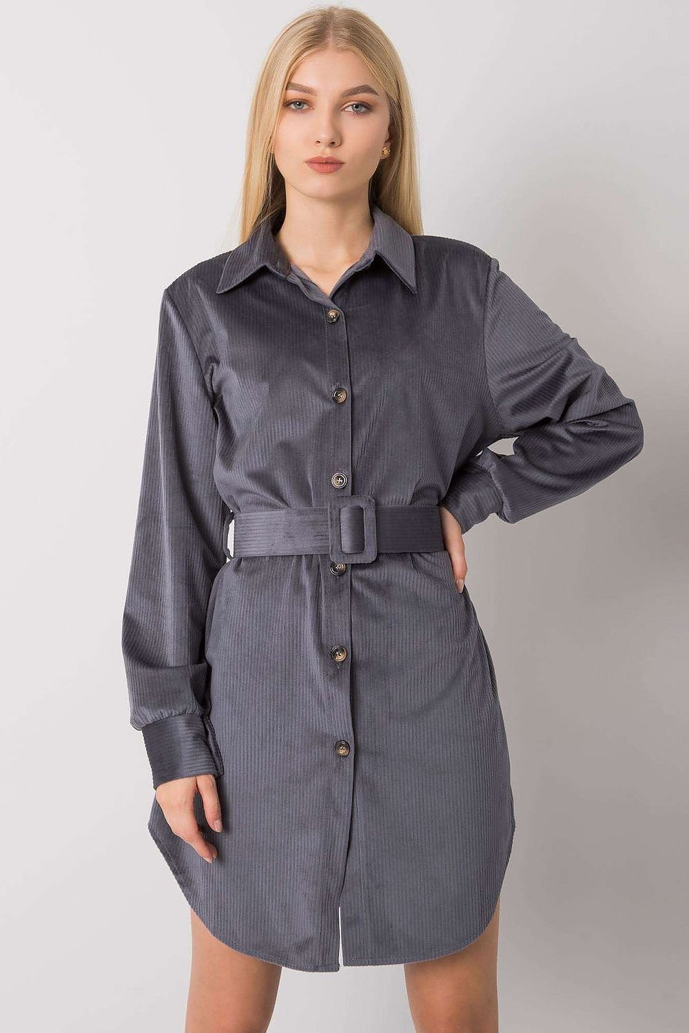 Camel Button-Down Daydress from Italy moda