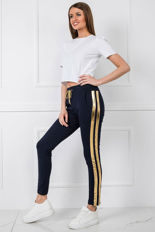 StrideLine – Damejoggebukse med kontraststriper på siden