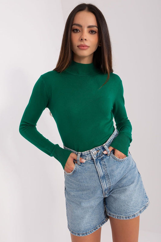 Turtleneck Long-Sleeve Sweater