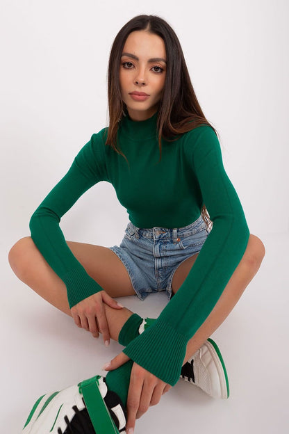 Turtleneck Long-Sleeve Sweater