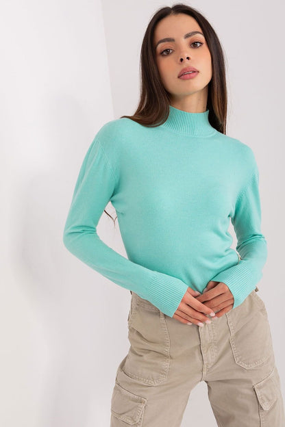 Turtleneck Long-Sleeve Sweater