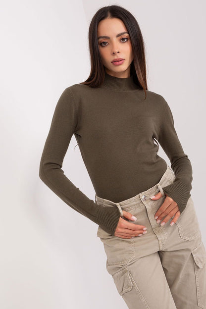 Turtleneck Long-Sleeve Sweater