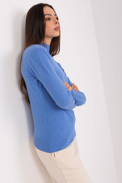 Turtleneck Long-Sleeve Sweater